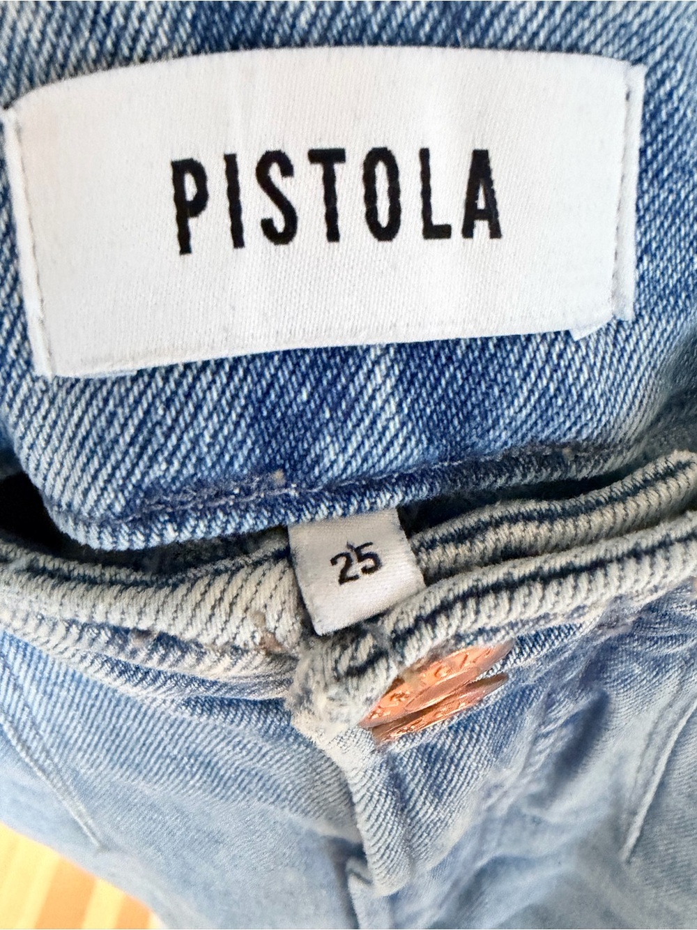Pistola Lana High Rise Ultra Wide Leg Jeans Terrace Light Wash - Picture 5 of 7
